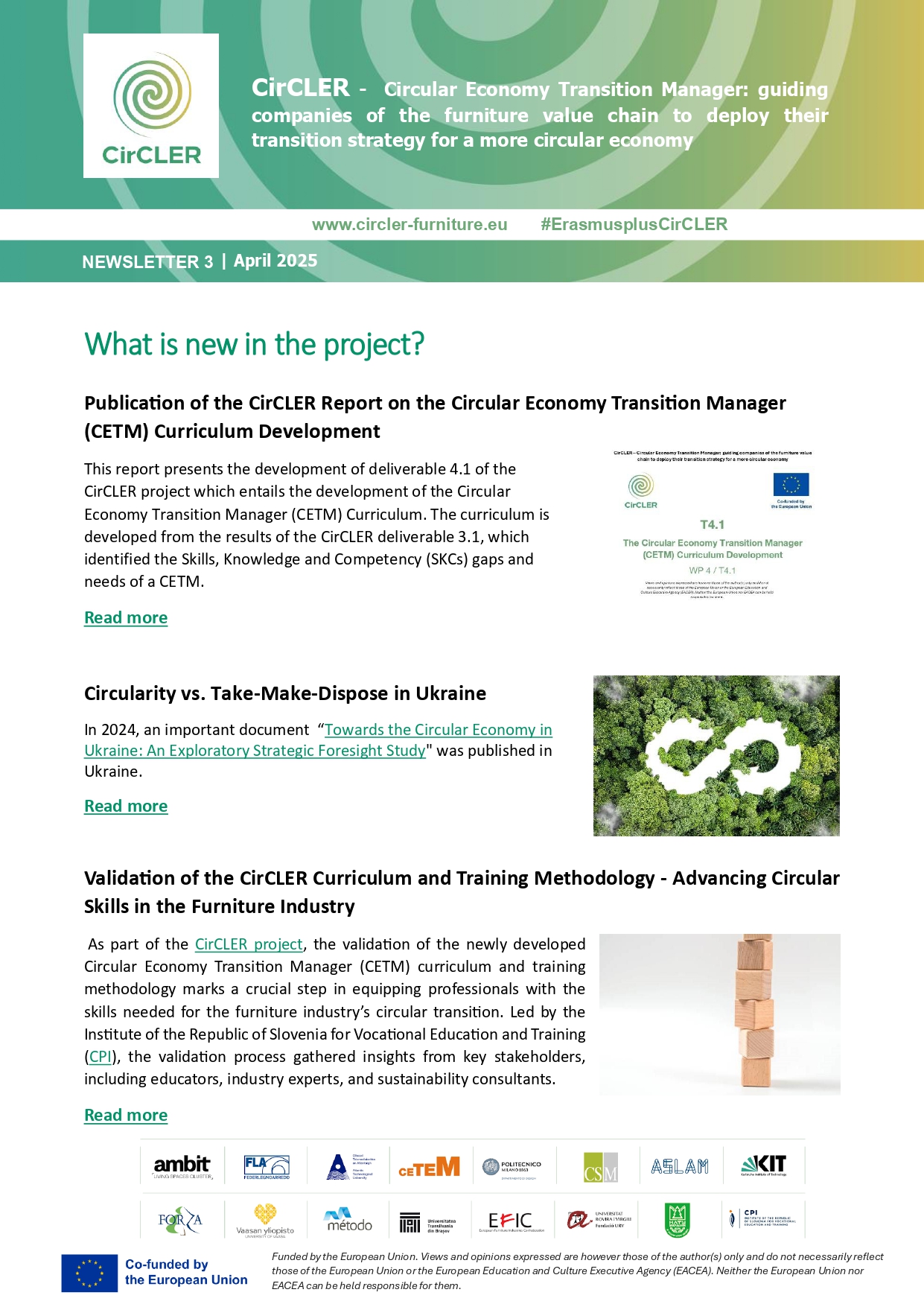 Newsletter 3 - April 2025