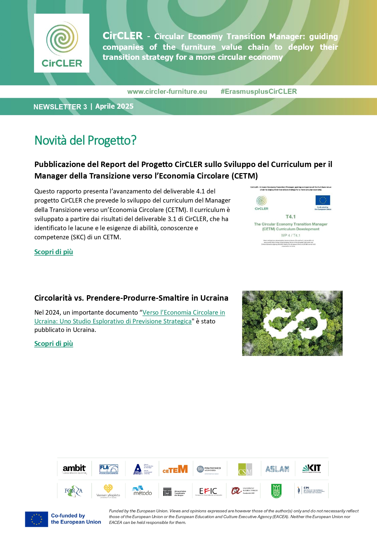 Newsletter 3 - Aprile 2025