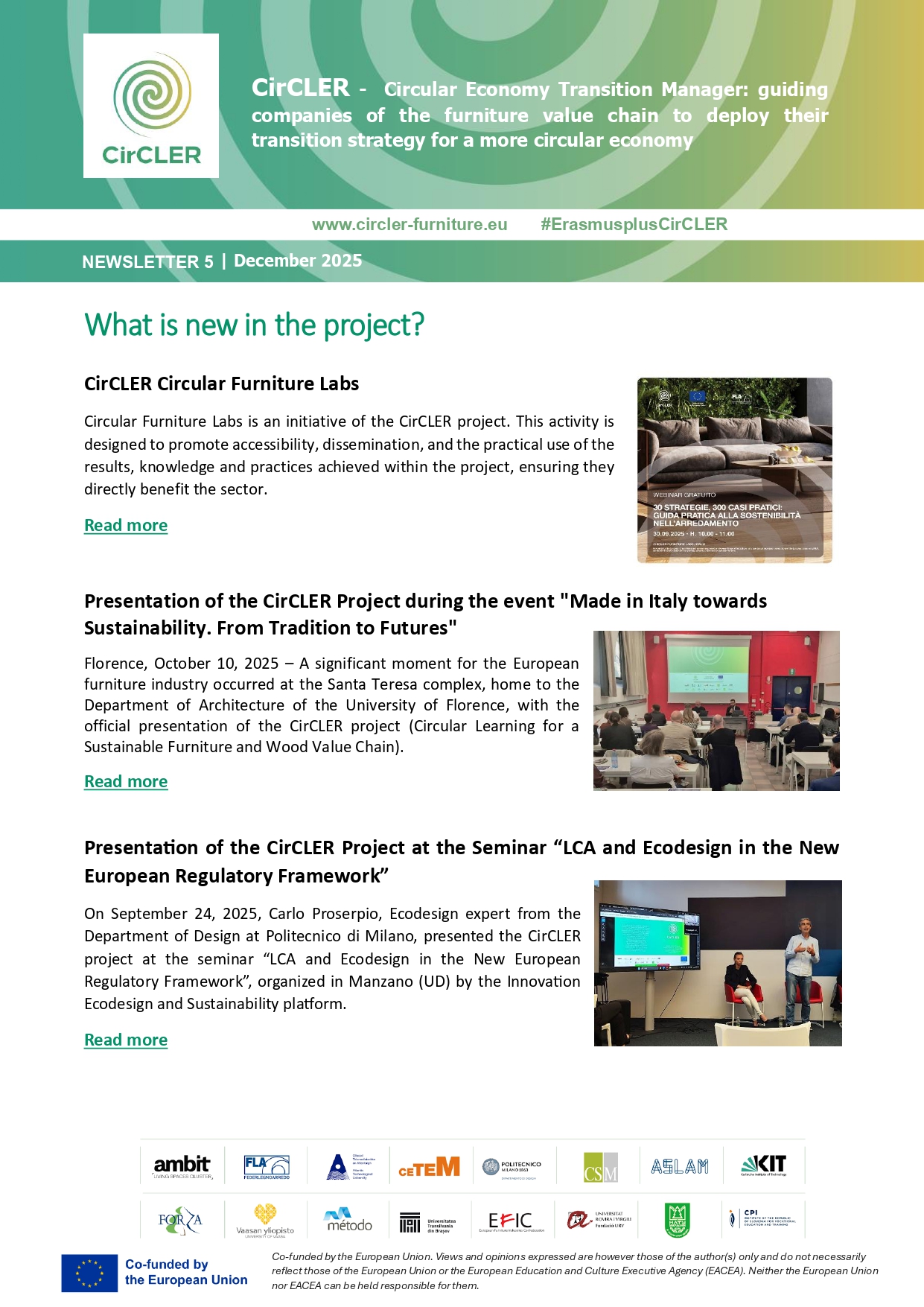 Newsletter 5 - December 2025