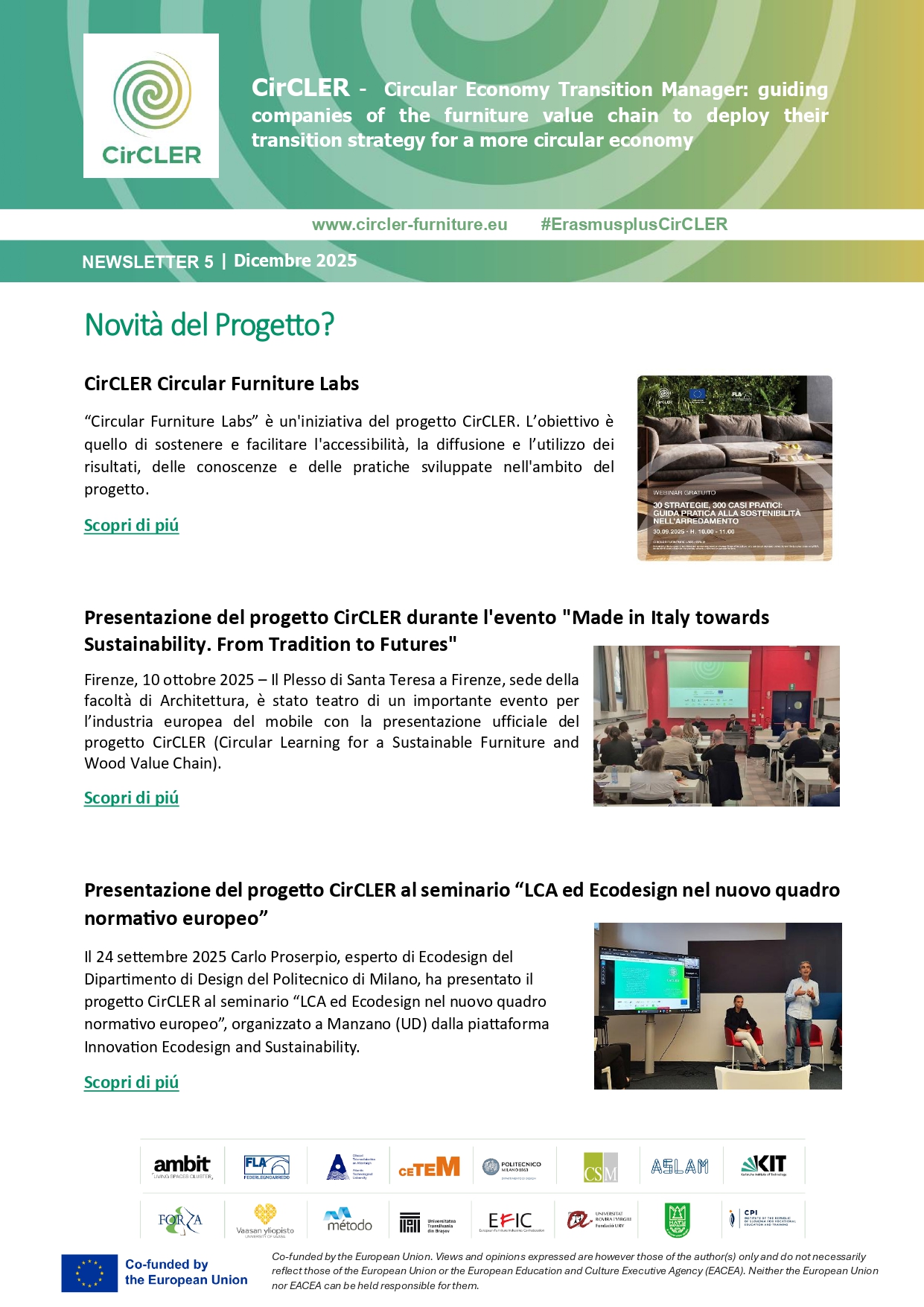 Newsletter 5 - Dicembre 2025