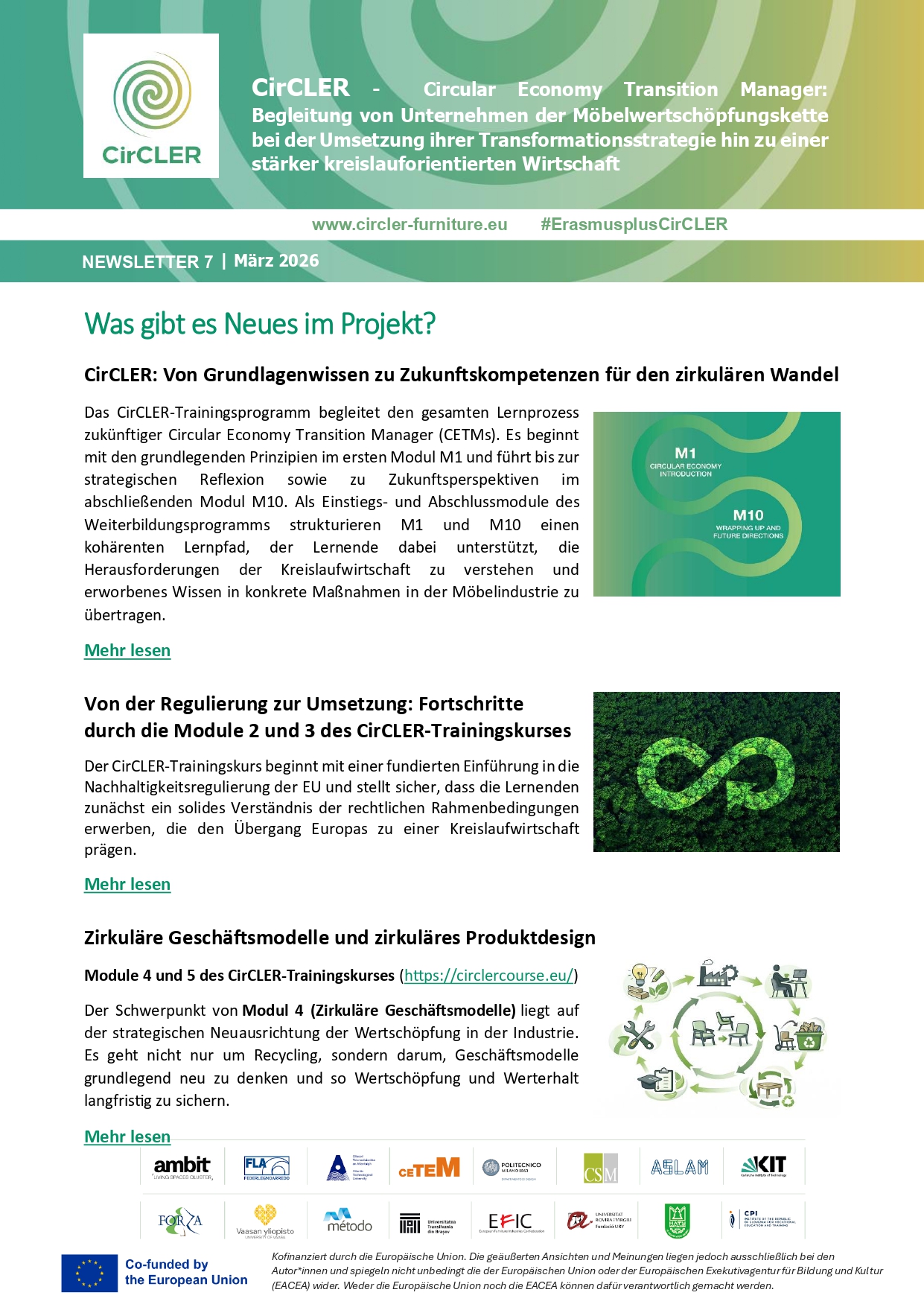 Newsletter 7 - März 2026