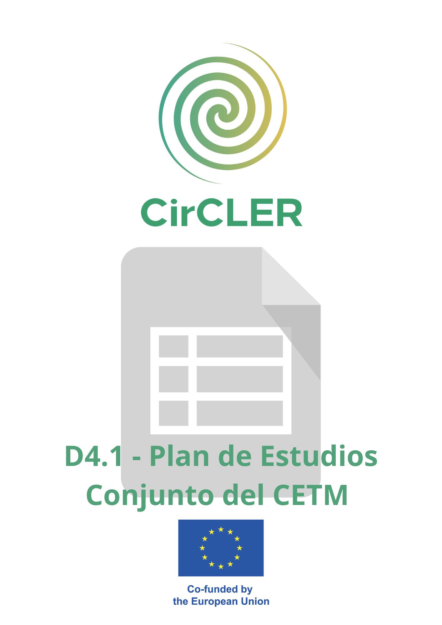 D4.1 - Plan de Estudios Conjunto del CETM (documento Excel)